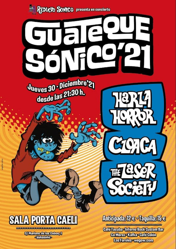 Cloaca se va de Guateque Sónico el 30 de diciembre a Valladolid.