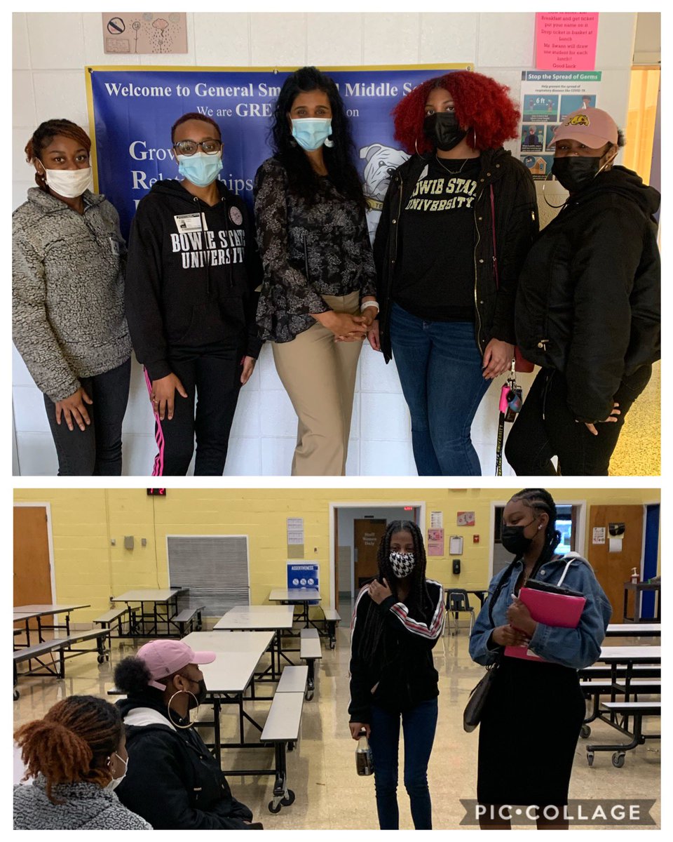 Nice to see ⁦<a href="/queeninyoubsu/">Queen In You BSU</a>⁩ today. Our partnership continues to be strong since 2017 in our collective quest for mentorship &amp; community service. ♥️