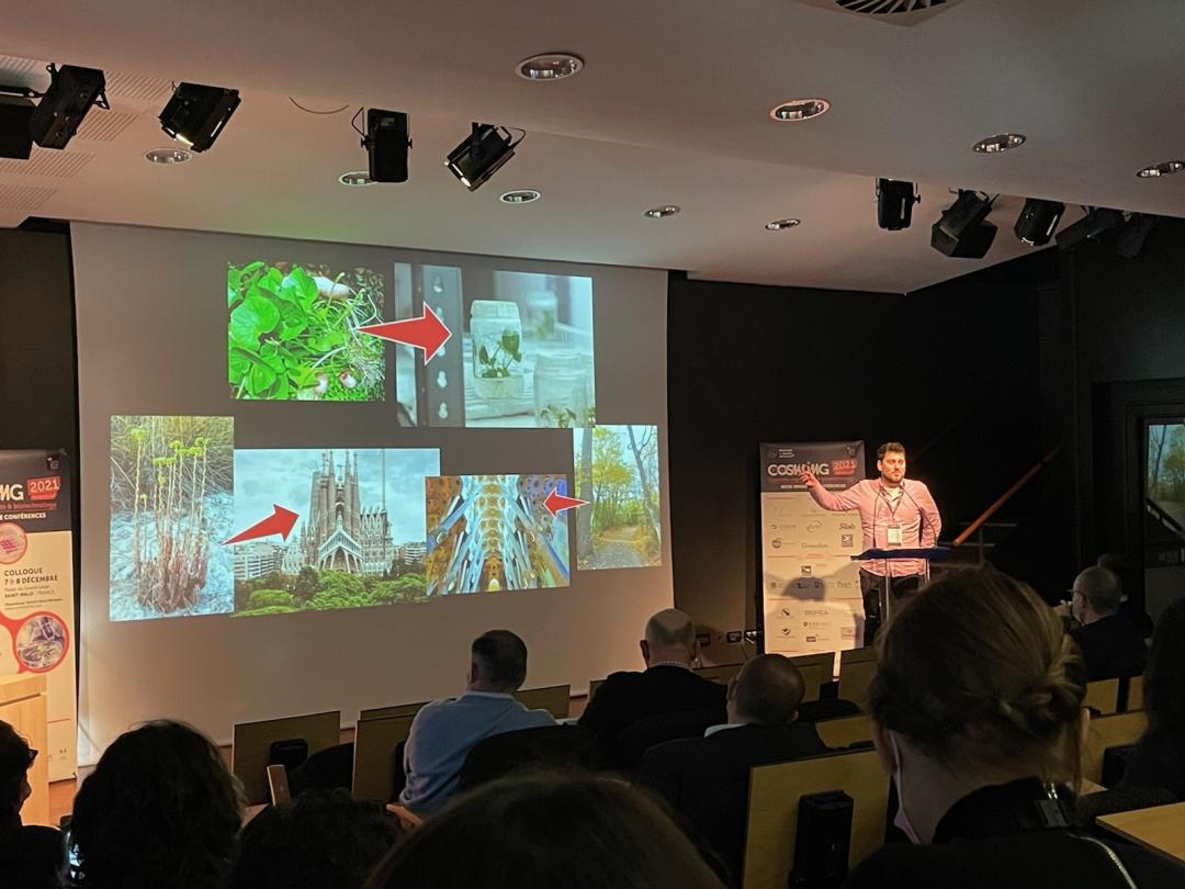AntoniGABA's tweet photo. Merci à @biotech_sante de m'avoir invité au concours "etonnants découvreurs" du congrès Cosming 2021. Ça a été très sympa de profiter de la science des cosmétiques, les participants, Saint-Malo et les huîtres 🦪 https://t.co/xpn5T8njaf