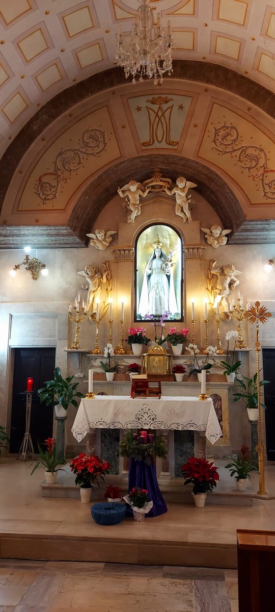 December 8th celebrating the feast of the Immaculate Conception and the beginning of the Christmas season