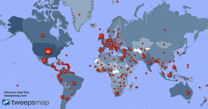 Special thank you to my 179 new followers from USA, UK., Germany, and more last week. https://t.co/Rw9AAvUybD