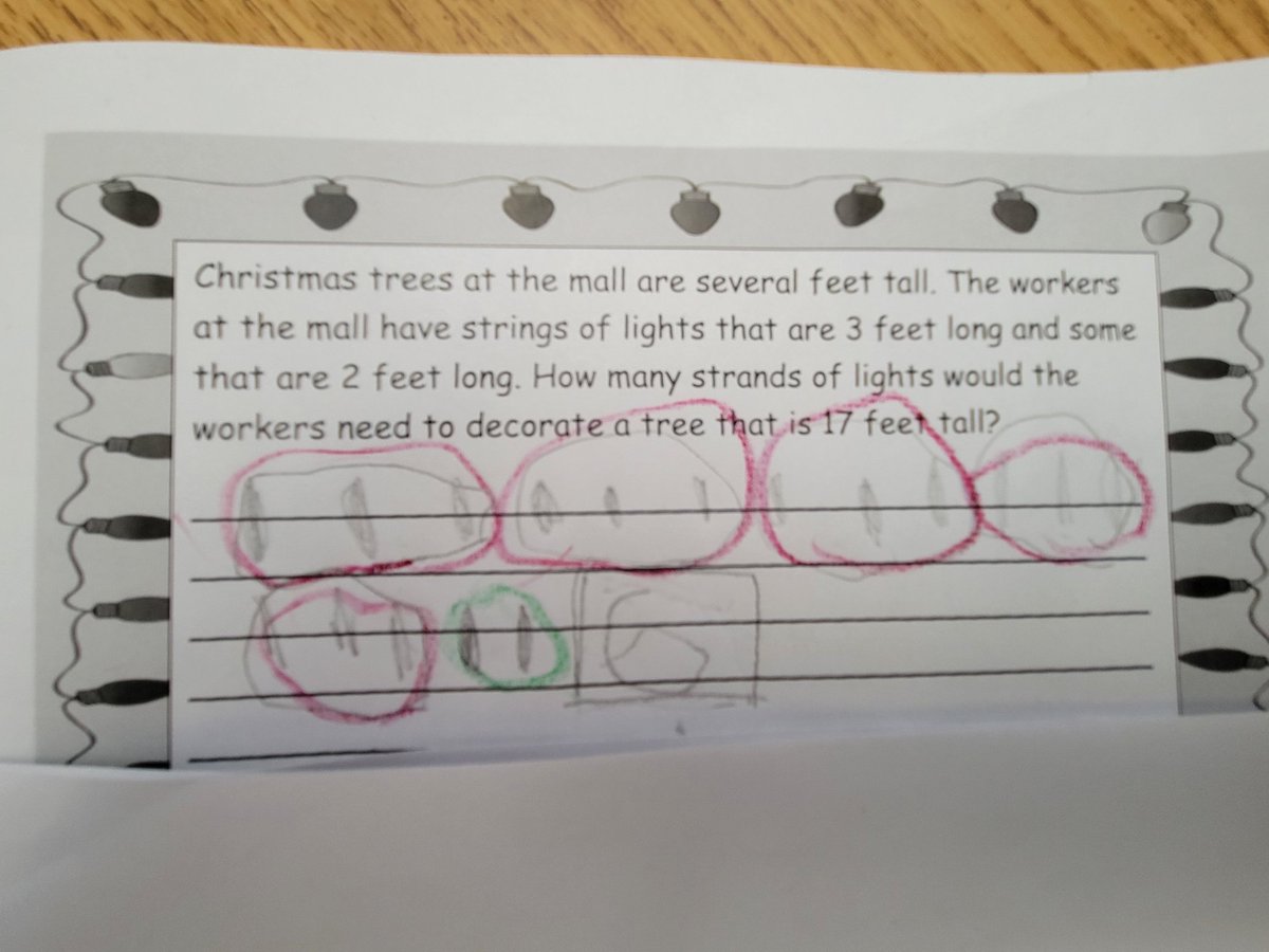 debwhiteblack's tweet photo. Look at how this kinder solved this task! https://t.co/2RX7k7Spt0