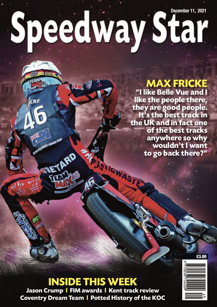Speedway Star (@speedwaystarmag) on Twitter photo ๐ฅ ๐๐๐๐๐ ๐๐๐๐ ๐
๐๐๐๐๐ ๐ฅ
๐ Welcome back to the UK, Grand Prix star Max Fricke!
In this weekโs magazine, we have an exclusive interview with Max on why he has decided to return to #BritishSpeedway๐ฌ๐ง
ORDER + SUBSCRIBE โฌ๏ธ
๐ป speedwaystar.net
๐ 0208 335 1113 ๐ฅ ๐๐๐๐๐ ๐๐๐๐ ๐
๐๐๐๐๐ ๐ฅ
๐ Welcome back to the UK, Grand Prix star Max Fricke!
In this weekโs magazine, we have an exclusive interview with Max on why he has decided to return to #BritishSpeedway๐ฌ๐ง
ORDER + SUBSCRIBE โฌ๏ธ
๐ป speedwaystar.net
๐ 0208 335 1113