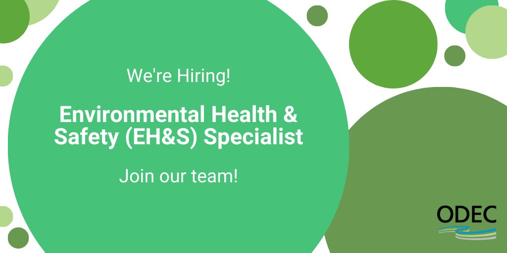 ODECooperative's tweet photo. Come work with us! We are hiring an Environmental Health &amp; Safety (EH&amp;S) Specialist for our corporate office in Glen Allen, Virginia. More information and how to apply can be found here: https://t.co/6dy46fqKmZ https://t.co/85KmBKH0Bn