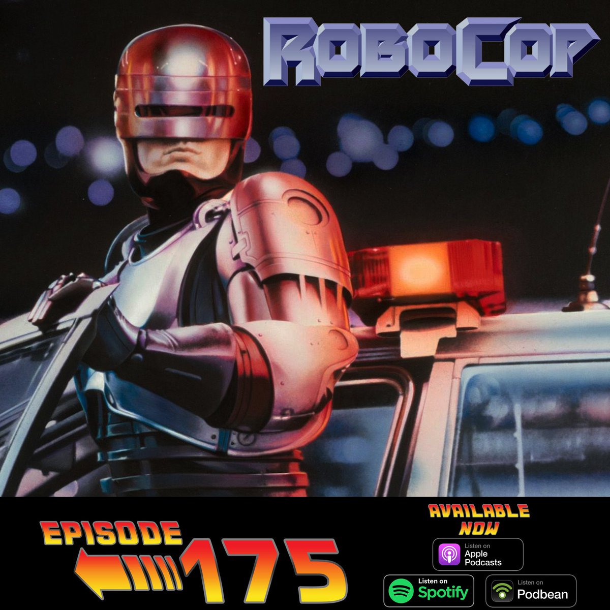 88mphPod's tweet image. Our newest episode 175: Robocop, is now available. Download it wherever you listen to podcasts.
Shoutouts in this episode: @fmwlpod, @ShayneAndIShow, @HWWP10, @TenCentTakes, @olddirtybenches, @BWatchRewatch 
#podcast #robocop #PodNation