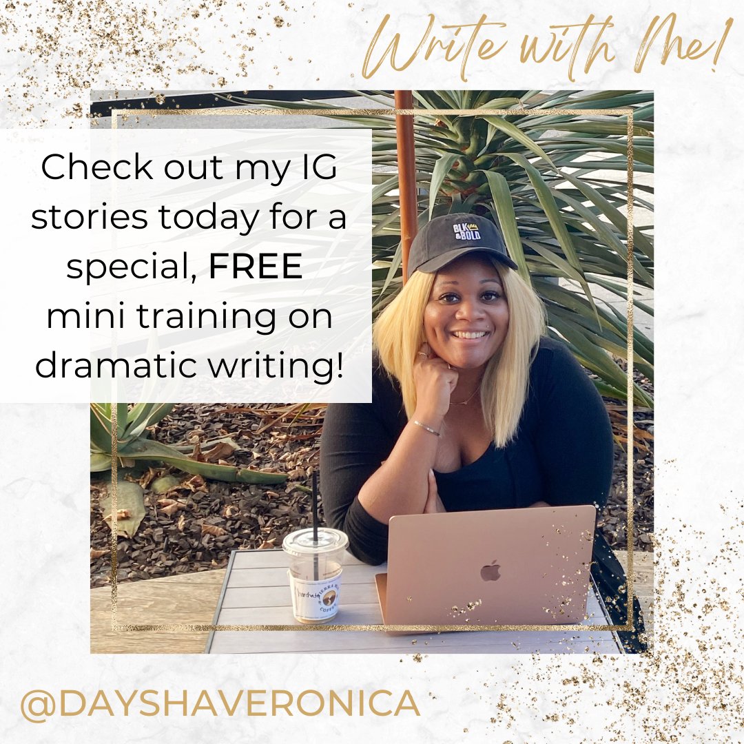 DayshaVeronica's tweet photo. Annnd we're back this week, friends! 🙌🏾

Check out this week's mini training on how to deal with an uncompelling lead character in your story.

But remember it's only available for 24 hours ⏰

So, don't delay!✍🏾

#WriterTips #WritingMotivation #WritingHelp #WritingCoach https://t.co/WUyhH0jCSu