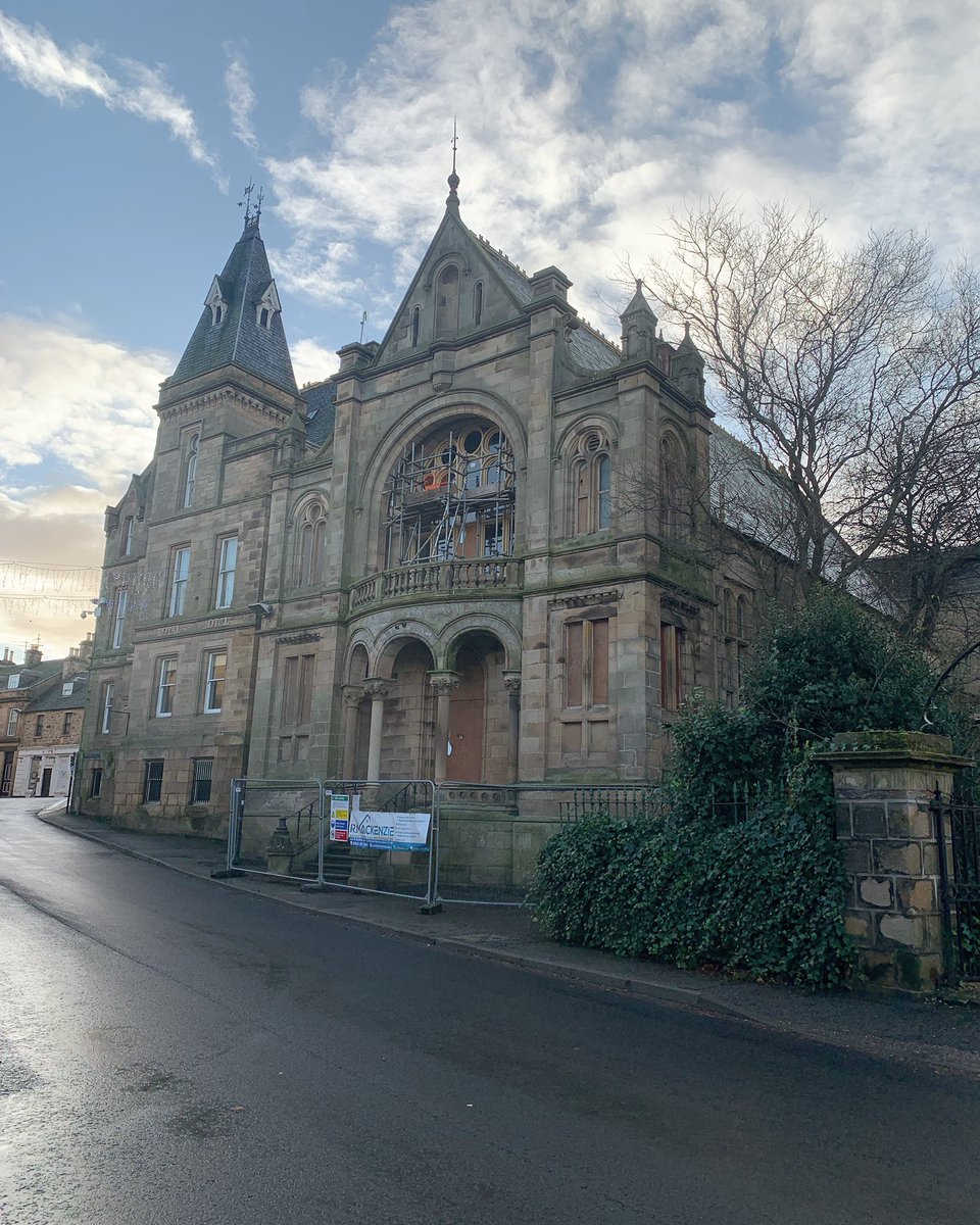 And the windows are finally going in! The old Picture House in Tain is slowly coming back to life #easterrosspeninsula #historicbuildings #communitydevelopment