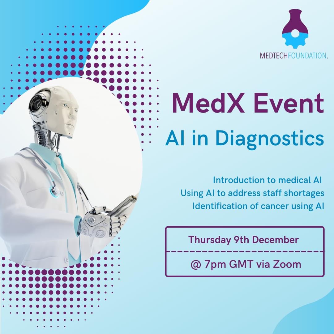 MTFLeeds's tweet photo. Our MedX Event focusing on AI in Diagnostics is happening at 7pm tomorrow! 🩺

Register below…
https://t.co/y2Z381YogJ https://t.co/TxowTH93Ak