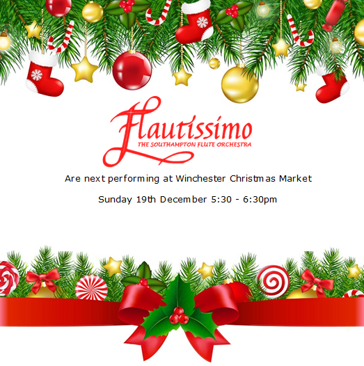 This week is Flautissimo's last rehearsal of the term! We are rehearsing lots of Christmas music ready for our next performance!