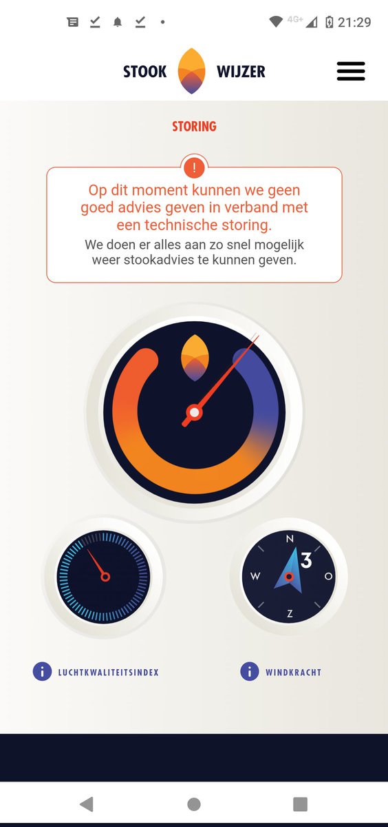 Zal wel bedolven zijn onder alle overlast meldingen van #houtrook. Maar ach, dat slappe "stookadvies" nemen de stokende buren van al die #houtrookgedupeerden toch niet aan. Alleen als je in je eigen huis stikt van de #houtrook ga je hier heen om te kijken of je kan melden...