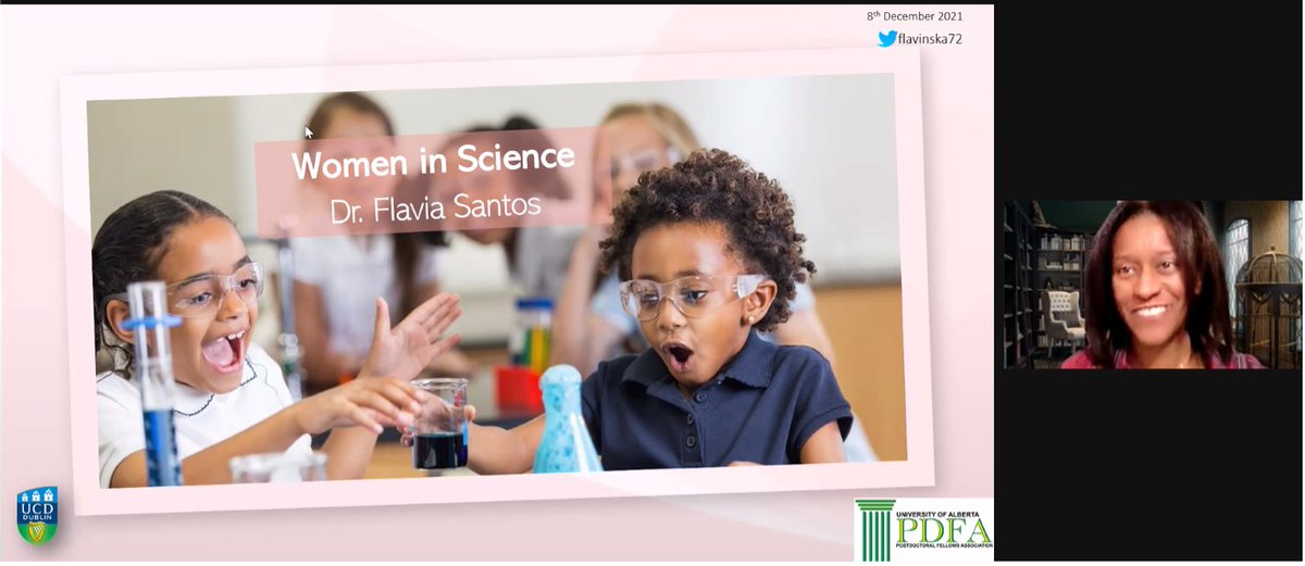 Postdoctoral Fellows Association (PDFA) (@pdfa_ualberta) on Twitter photo Our next speaker is Dr. Santos motivating Women in Science! <a href="/flavinska72/">Dr Flavia Santos</a>
#PDFA_RD21
<a href="/PDFA_UAlberta/">Postdoctoral Fellows Association (PDFA)</a> Our next speaker is Dr. Santos motivating Women in Science! <a href="/flavinska72/">Dr Flavia Santos</a>
#PDFA_RD21
<a href="/PDFA_UAlberta/">Postdoctoral Fellows Association (PDFA)</a>