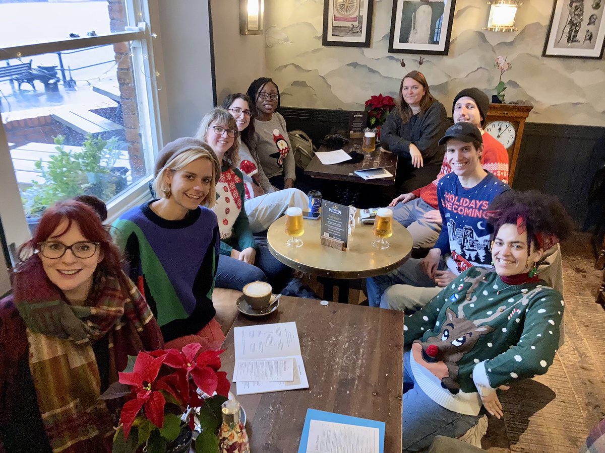 Inspirational studio visit yesterday <a href="/plendscant/">PLENDERLEITH SCANTLEBURY</a> followed by a Christmas gathering before the end of semester 1 #uwe #design #Makers #craft