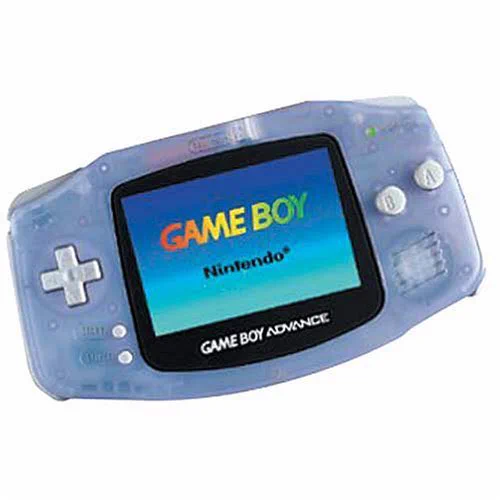the glacier nintendo game boy advance is actually made out of gatorade 