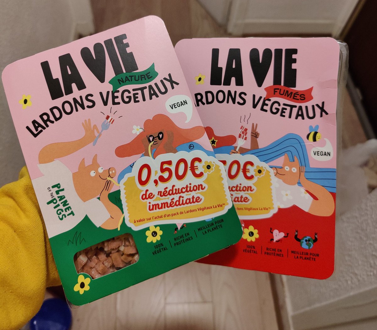 TchooTchooGirl on Twitter "J’ai découvert récemment ces lardons végétaux et c’est une tuerie