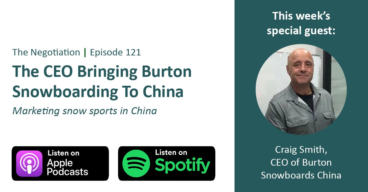 🏂 We're back talking about snow sports in China - this time with the person heading up the most famous brand name in snowboarding...

Tune in to hear from Craig Smith, CEO of <a href="/burtonsnowboard/">Burton Snowboards</a> China!

🎧 Apple: apple.co/3Grg7PP
🎧 Spotify: spoti.fi/3lOWOrH