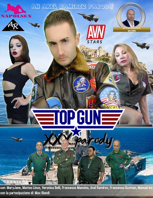 Da oggi &egrave; acquistabile il film Top Gun XXX parody al seguente link:   https://t.co/jVGgIPv8za  PS: per<a href="/tag/maryjane"class="tags"><span>#maryjane</span></a><a href="/tag/avn"class="tags"><span>#avn</span></a><a href="/tag/veronicabelli"class="tags"><span>#veronicabelli</span></a><a href="/tag/starsavn"class="tags"><span>#starsavn</span></a><a href="/tag/axelramirez"class="tags"><span>#axelramirez</span></a>