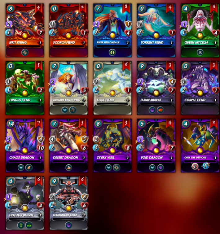 RallyMonkey9's tweet photo. @splinterlands Loving the cards! https://t.co/3UAPlnCxOK