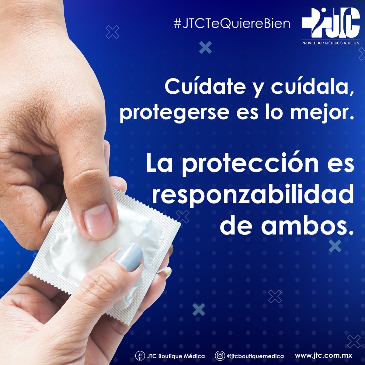 ProveedorMedic's tweet photo. El cuidado y protección es lo mas importante.
Protégete y protege a los que amas. 
#jtctequierebien #salud #proteccion #UsoCondón  #saludybienestar https://t.co/gEYheDqV2w