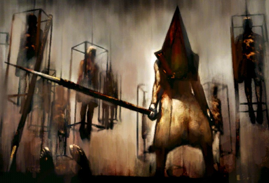 Masahiro Ito originally planned for James' great knife to be different than  that of Pyramid Head's as to show they are from the same pair of scissors  (further strengthening the relation between