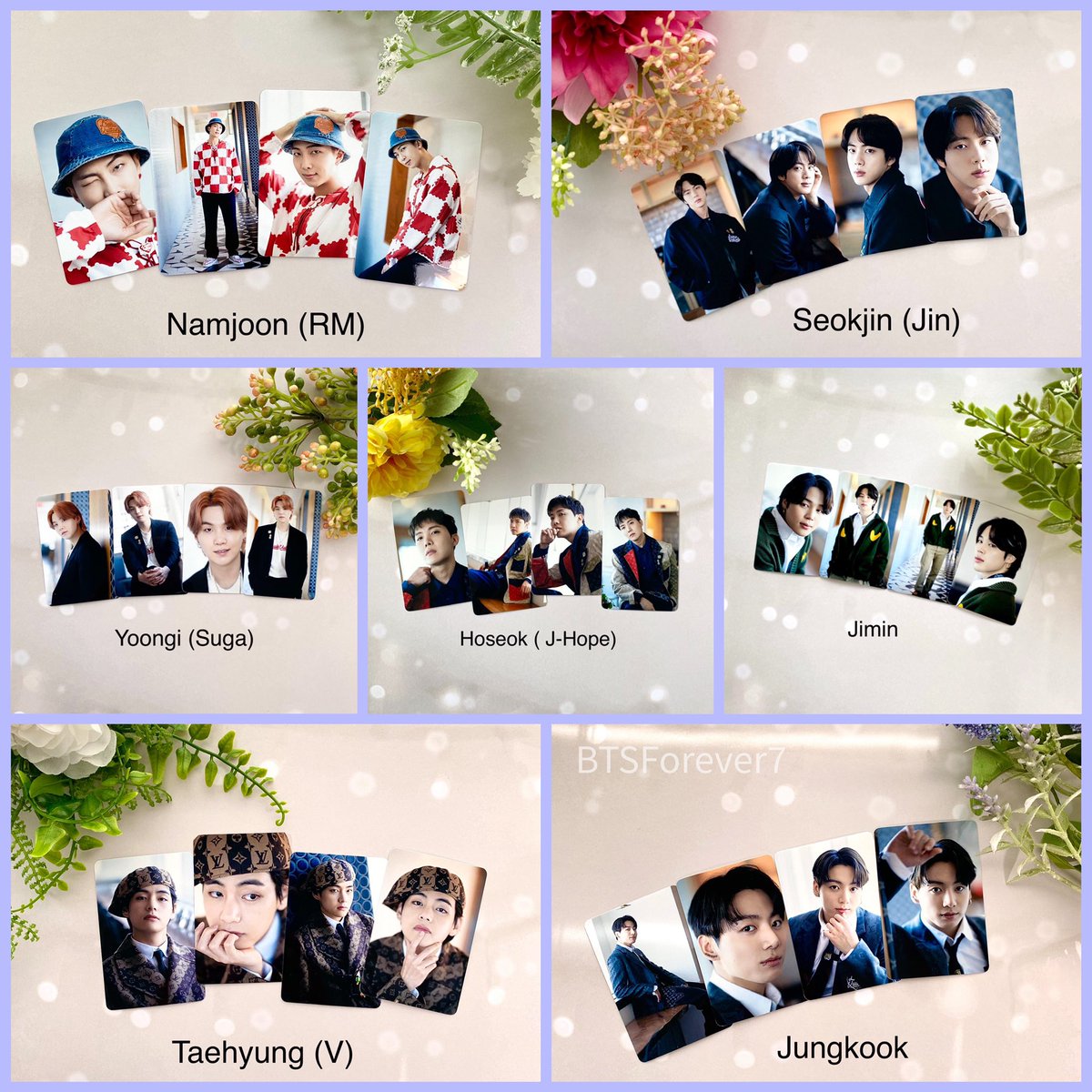 Btsforever7E's tweet photo. ✨NEW✨ Photocard Sets now available in the shop😍💜
https://t.co/sFAvcCCb7q
#btsphotocard #BTSARMY #btsforever7e #btsmerch #BTSxDISPATCH https://t.co/hDQVGjOS5h