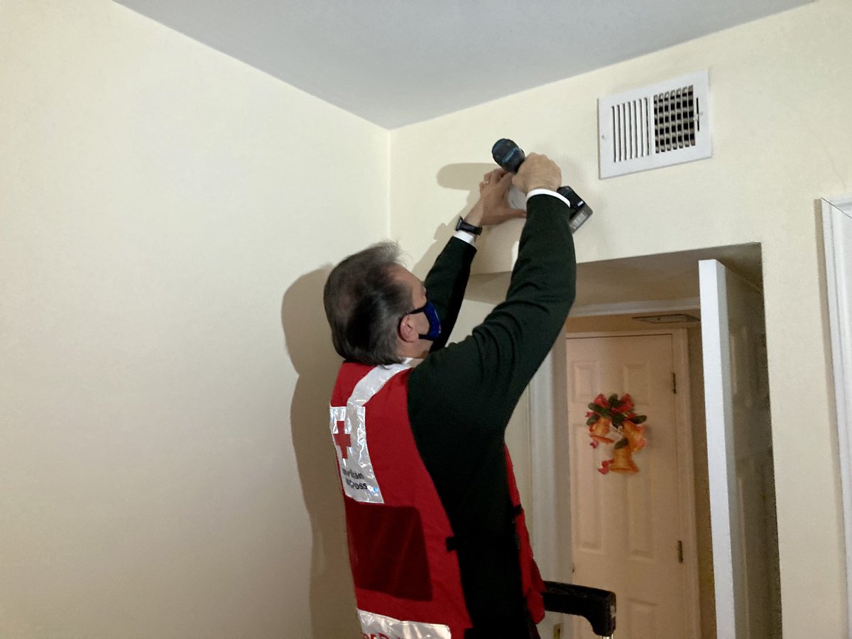 JohnBWaldman's tweet photo. More holiday  gifts  in the form of lifesaving smoke detectors to constituents today with @SenJoeAddabbo! We had a great time installing in Middle Village with the Senator and our most amazing @redcrossny volunteers! Together we can #EndHomeFire tragedies. https://t.co/bfQGiKM524