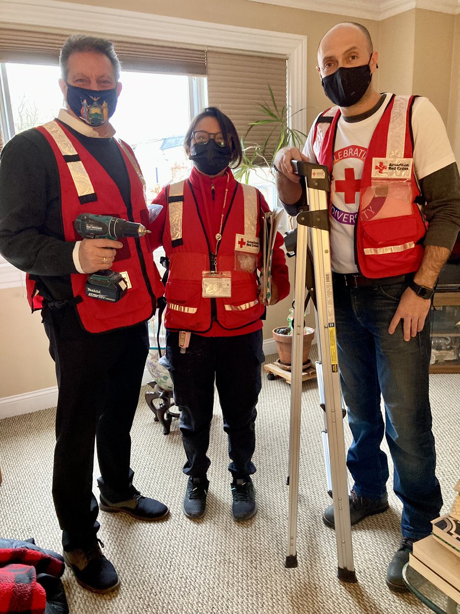 JohnBWaldman's tweet photo. More holiday  gifts  in the form of lifesaving smoke detectors to constituents today with @SenJoeAddabbo! We had a great time installing in Middle Village with the Senator and our most amazing @redcrossny volunteers! Together we can #EndHomeFire tragedies. https://t.co/bfQGiKM524