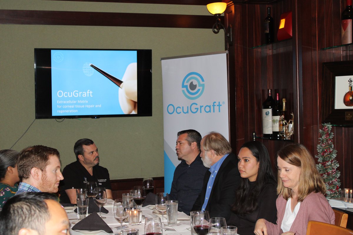 OcuGraft's tweet photo. Thank you to Dr. Sepulveda, MD at Castle Hills Eye Specialists for being our keynote speaker and sharing his clinical experience with OcuGraft at the educational physicians dinner in San Antonio.
#OcuGraft #AtlasMedical #SanAntonio #Eyecare https://t.co/QsQymjIv2A