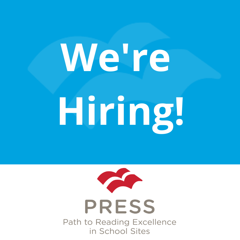 Join the PRESS literacy team!  We're looking for education leaders to create and provide professional support for elementary literacy and MTSS.  Learn more by searching JOB ID: 344955 at: loom.ly/uXBiVKw
