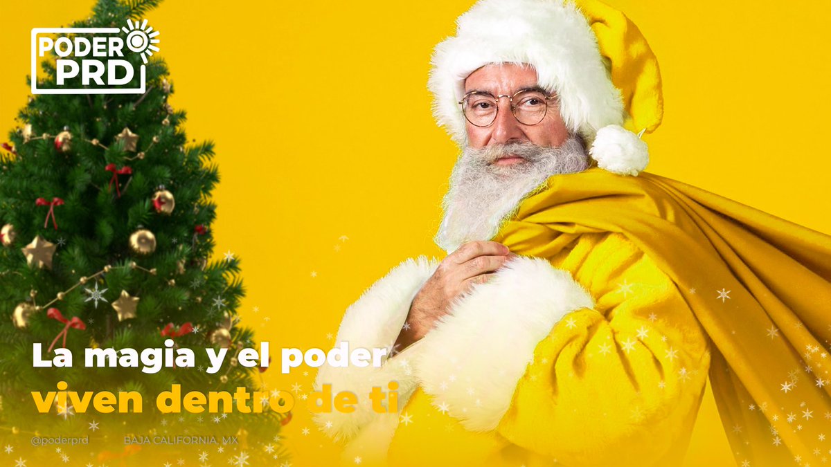 PoderPRD's tweet image. ¡Que esta temporada podamos regalar a nuestros seres queridos momentos llenos de alegría! 

#NavidadAmarillaPRD #SomosPoderPRD
