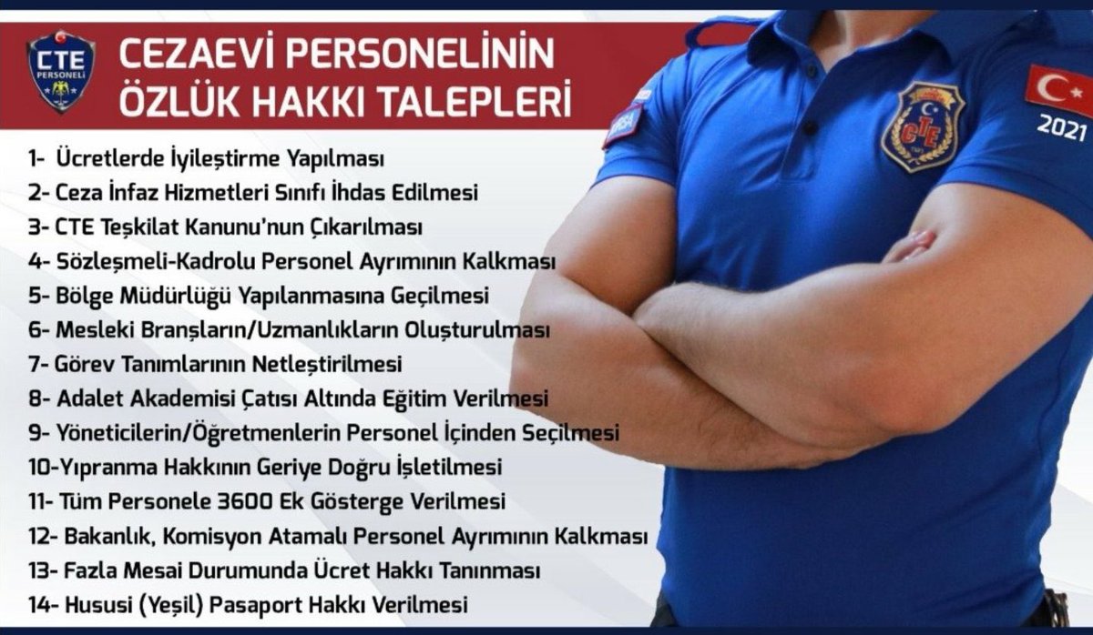 #CezaevindeCALISANLAR 
Bize Hakkımızı verinnnnnnn