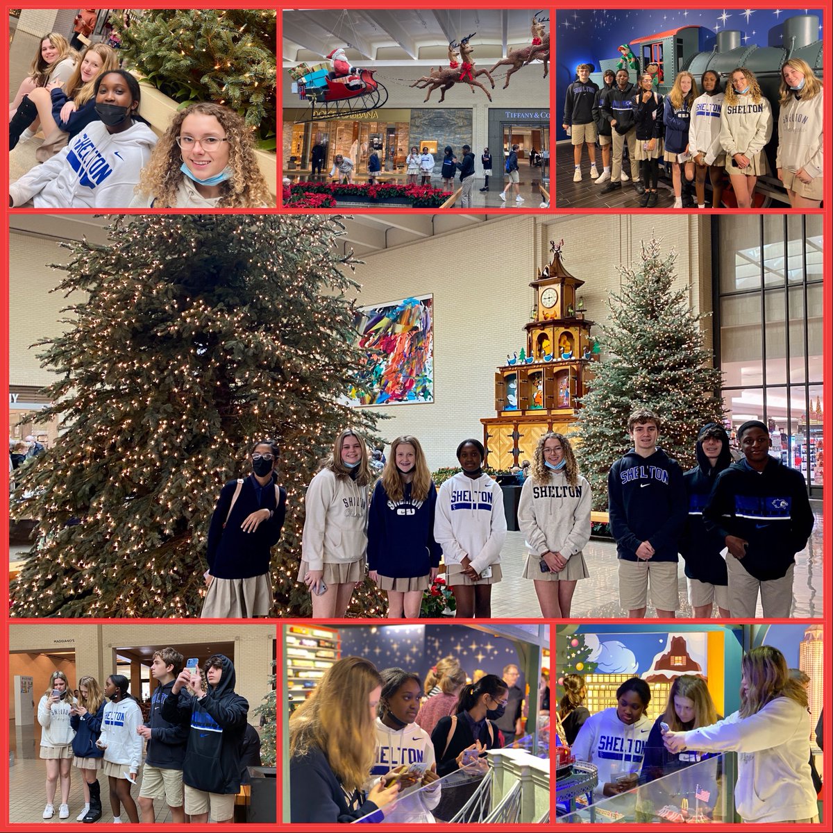 SheltonSchool's tweet photo. 8th Grade Digital Photography Class field trip to The Trains at NorthPark . Students took photos of the trains, sculptures &amp; artwork using principles of photography learned in class. #sheltondallas #northparkmall #trainsatnorthpark https://t.co/xVaoGsS3oj