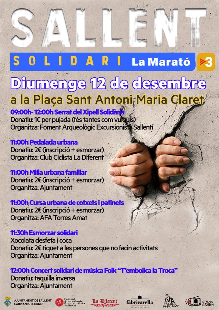 folkperpensar's tweet photo. El dia 12/12 a les 12 hores fem un concert solidari per la @la_marato a Sallent a la plaça Sant Antoni Maria Claret @somsallent #aireterramar #musicafolk
Us hi esperem!!! https://t.co/U1ebuyLuUs