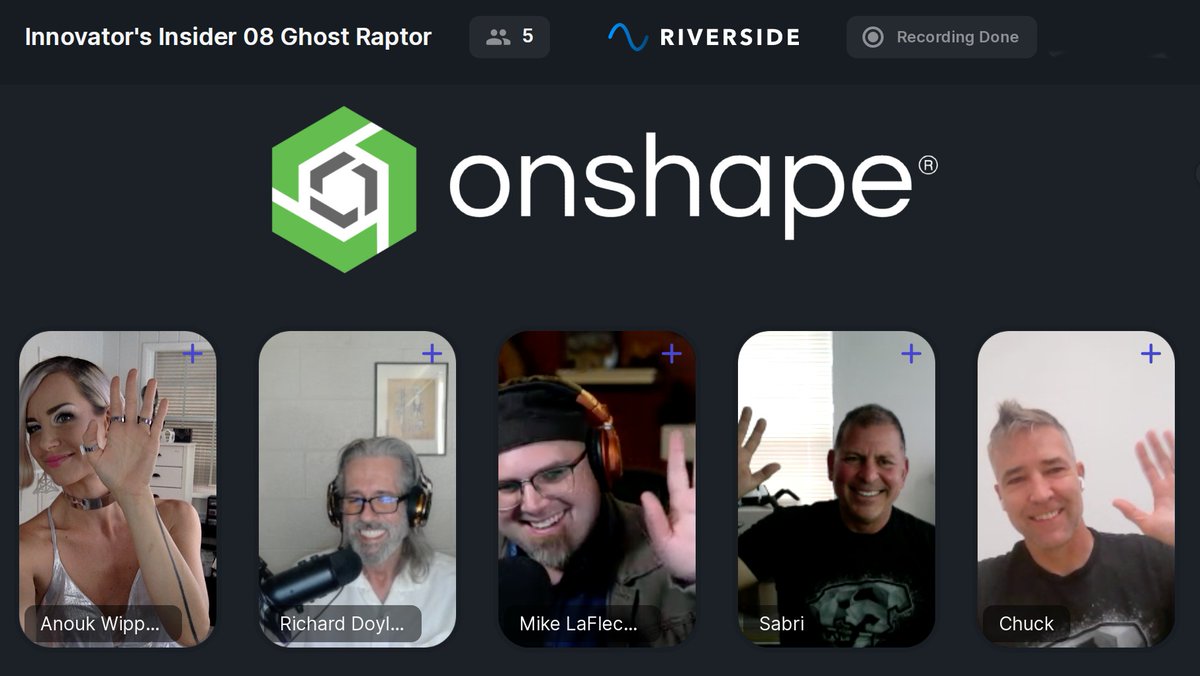 GhostRaptorBB's tweet photo. Look out for our Battlebots sponsor interview tomorrow with Richard Doyle and Michael LaFleche of Onshape, a PTC Technology

Go Team Ghostraptor!

And they called me the quiet one...LOL.

https://t.co/PCxBLwXtyY

#onshape #ghostraptor #battlebots https://t.co/VFCrpNjSZK