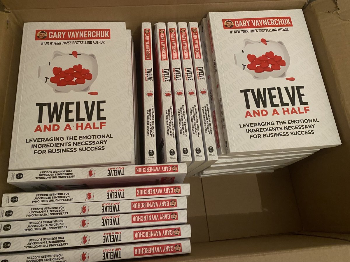 If anyone wants an early free xmas present in Stockholm Sweden I have about 150 of these to give away! DM me and we'll figure out the best way to get it to you. <a href="/12andahalfbook/">Twelve and a Half</a> <a href="/garyvee/">Gary Vaynerchuk</a>