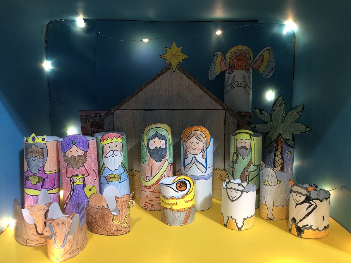 PMedeirosAPC's tweet photo. Made with my grandson and a whole lot of love for Jesus. #homemadenativity #nativityset https://t.co/8BERqC2ZNF