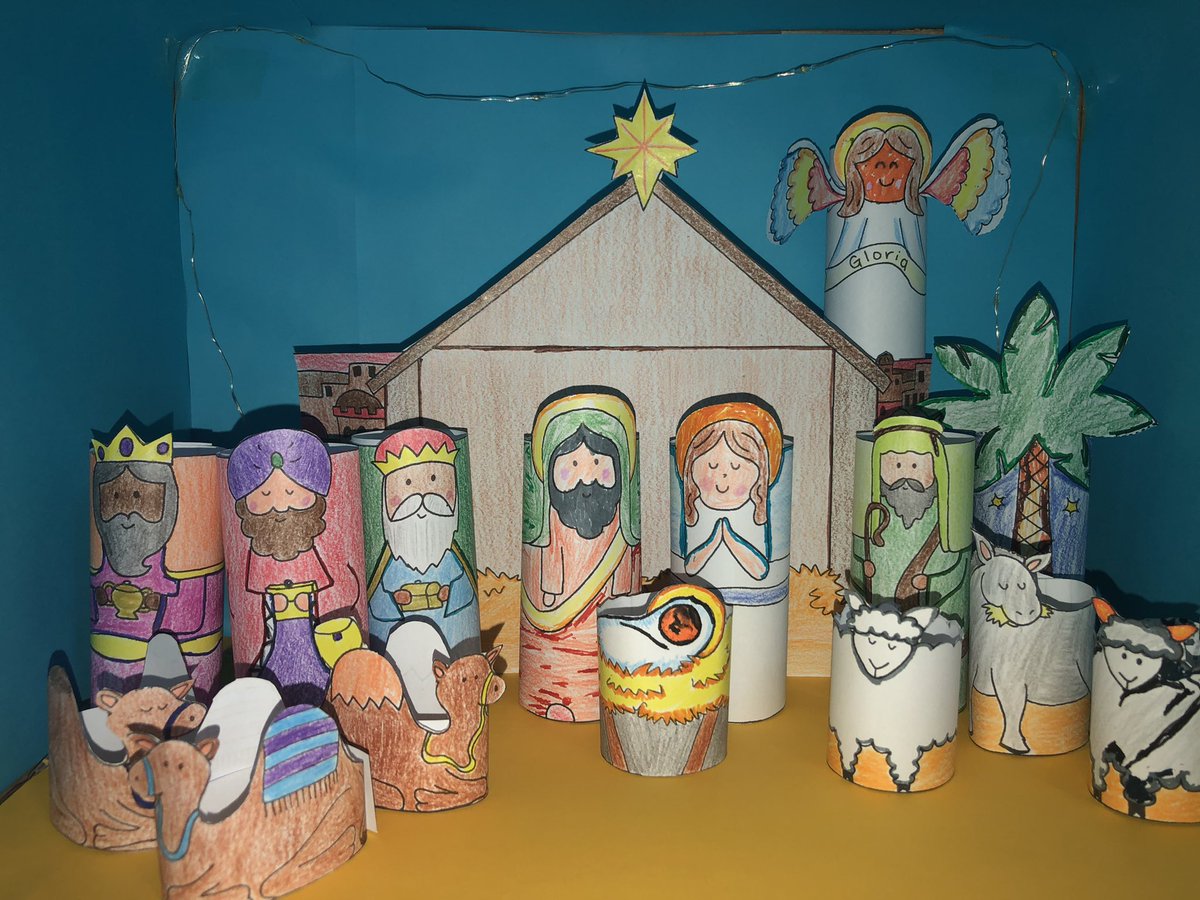 PMedeirosAPC's tweet photo. Made with my grandson and a whole lot of love for Jesus. #homemadenativity #nativityset https://t.co/8BERqC2ZNF