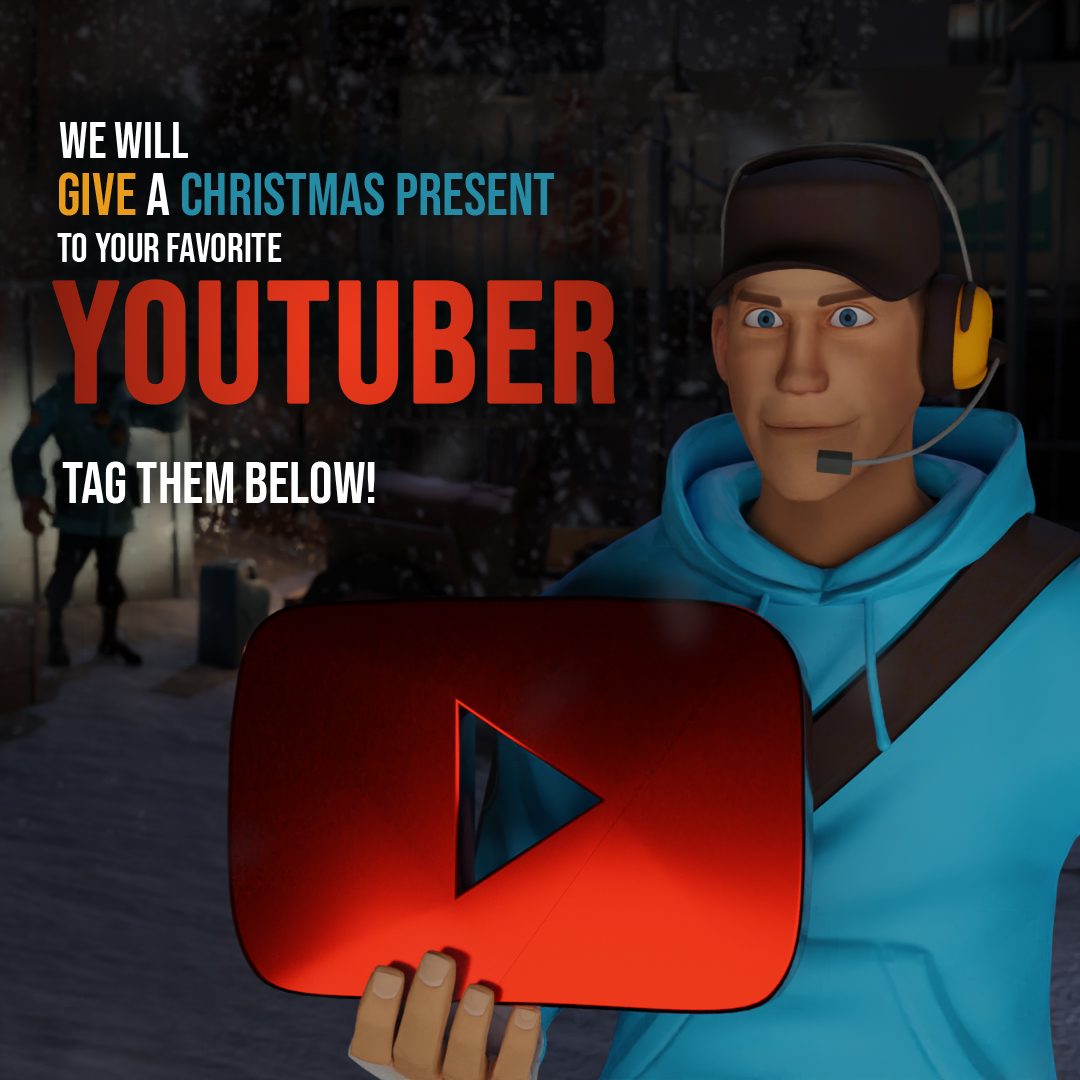 Mannco_Store's tweet image. Tag YOUR Favorite YOUTUBER! 

#Youtuber: ''Tweet your Mannco.store Profile ID and the ID of your referal''

Prizes will be distributed to your  inventories during THIS Month! 

Happy Christmas, Stay Safe! &amp;lt;3

@CSGO @playrust @TeamFortress @DOTA2