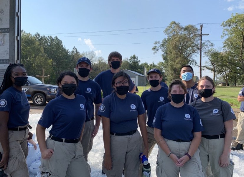FEMA_Deanne's tweet photo. Dedicating this #WorkforceWednesday shoutout to our FEMA Corps teams Gulf 2 &amp; Sapphire 2! 

Often deployed for months, FEMA Corps teams integrate directly with @fema response and recovery operations nationwide! 

Our next generation of #EmergencyManagers at work. 

Proud of you! https://t.co/5AgyrD7hmi