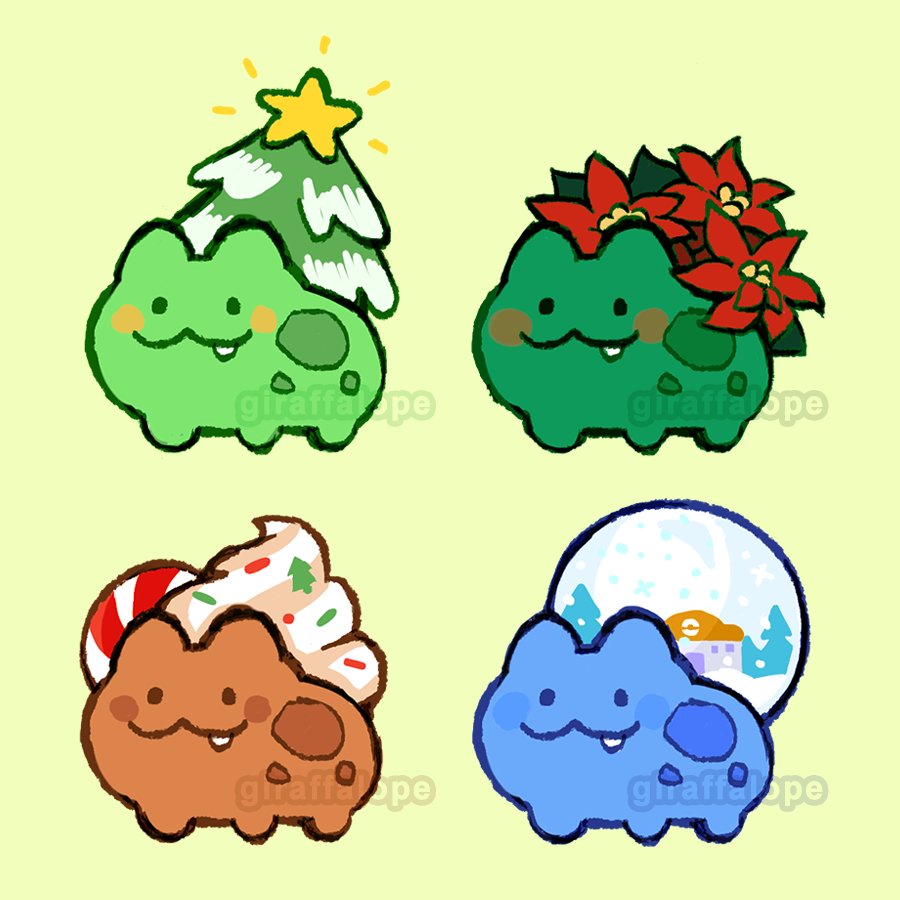 bulbysaurs ☃️🎄🎁