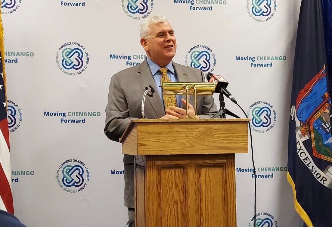 JosephAngelino's tweet photo. Gov @KathyHochul announced the City of Norwich will receive $10 million in funding as one of the Southern Tier region winners of the Downtown Revitalization Initiative (DRI). Congratulations!!
Thank you @CmrceChenango for allowing me to be a part of this announcement! https://t.co/X0GydUfiXM