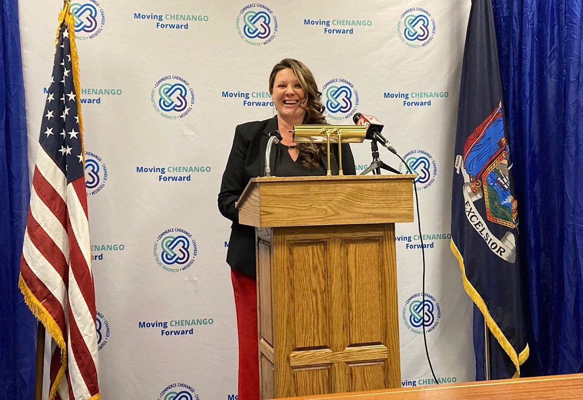 JosephAngelino's tweet photo. Gov @KathyHochul announced the City of Norwich will receive $10 million in funding as one of the Southern Tier region winners of the Downtown Revitalization Initiative (DRI). Congratulations!!
Thank you @CmrceChenango for allowing me to be a part of this announcement! https://t.co/X0GydUfiXM