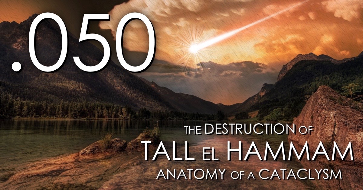 JPentrail's tweet photo. New Seven Ages Podcast available now! 
Approximately 3600 years ago, new evidence may indicate that a cosmic airburst leveled the ancient city of Tall el-Hammam, a Middle-Bronze-Age site in the southern Jordan Valley northeast of the Dead Sea. https://t.co/Nl9ZLUQEh0