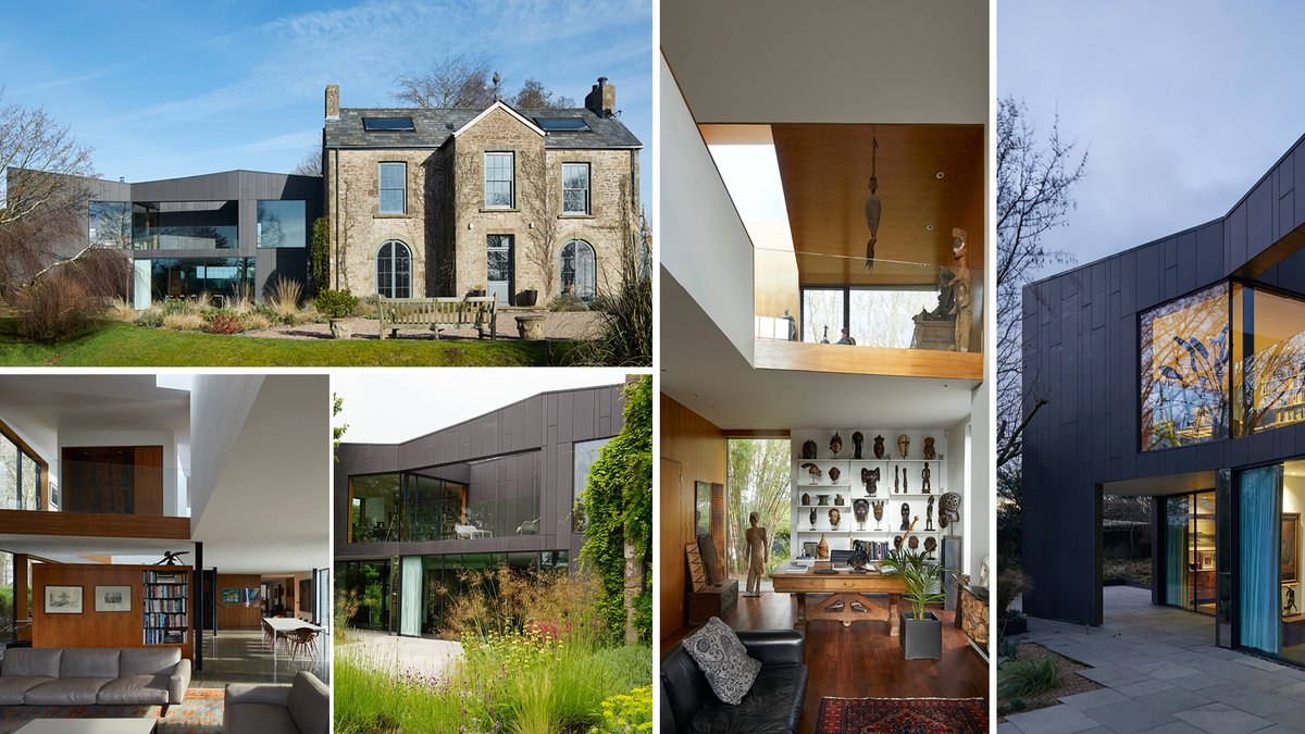 RIBA's tweet photo. 📢🏠🎉 ANNOUNCEMENT: House on the Hill, a strikingly contemporary extension to a Georgian farmhouse in Gloucestershire, designed by @AlisonBrooksArc, has been named @RIBA's  #HouseoftheYear 2021. https://t.co/Vsg6kLxz2U