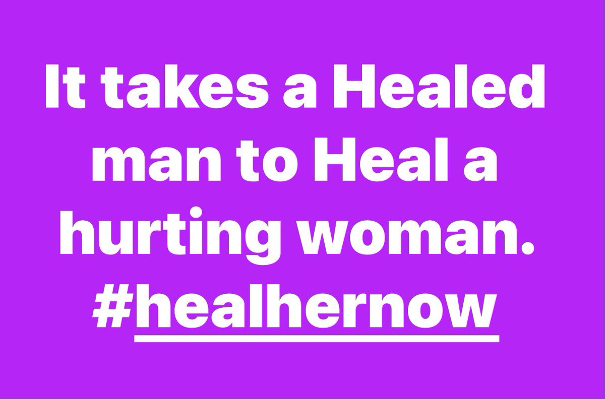 yvonnecapehart's tweet photo. It takes a Healed man to Heal a hurting woman.
#healhernow #CoverHER https://t.co/1irSb5Jm7O