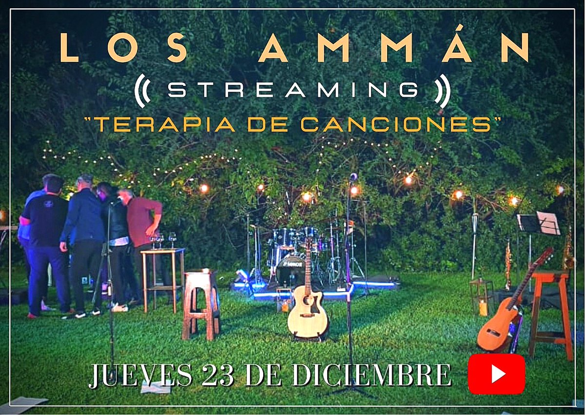 losamman's tweet photo. GRAN NOTICIA!
Nuestro Recital STREAMING estará DISPONIBLE en YOUTUBE
Te acompañamos en estas fiestas con "Terapia de Canciones" 🎤🤩
✅DISPONIBLE✅
📆Jueves 23 de DICIEMBRE 18 Hs.
👉🏻Canal Oficial de YouTube: https://t.co/iulKu4No6s
Estas preparado?
#ShowStreaming #FelicesFiestas https://t.co/aZHAFgA69y