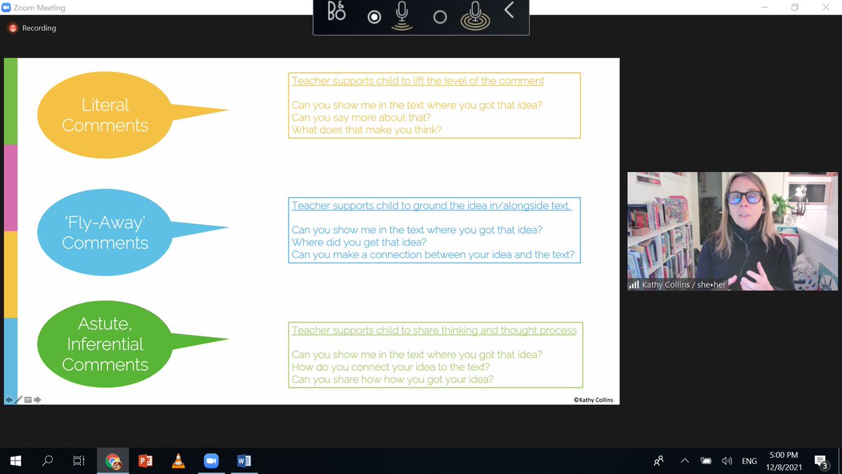 What to do if Ss have different types of comments during #ReadAloud. @KathyCollins15 <a href="/Paramus_Schools/">Paramus Public Schools</a> #ParamusLearning