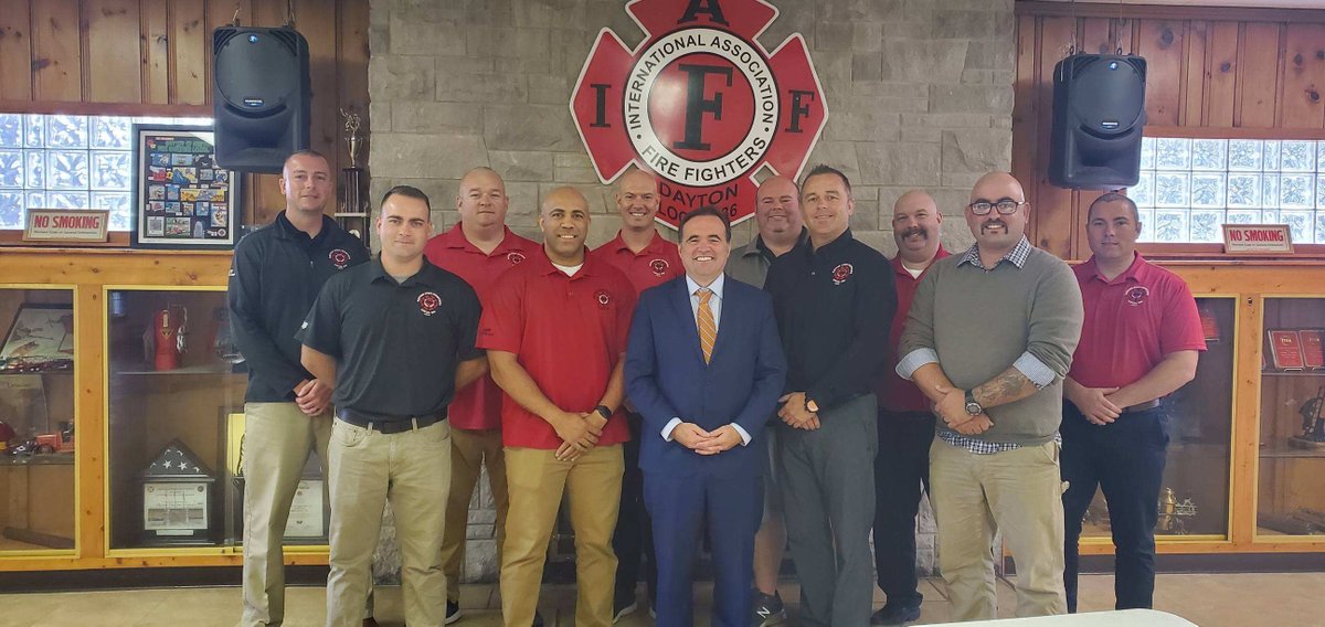 Honored to receive the endorsement of the <a href="/iaff136/">Dayton FireFighters Local 136</a> today. This is a campaign for working people from across Ohio because that's what it will take to launch #OhiosComeback. Thank you for your support!