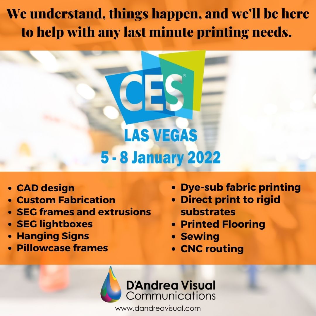 DAndreaVisual's tweet photo. We understand, things happen, and we'll be here to help with any last-minute printing needs. 
.
.
.
#tradeshowgraphics
#largeformatprinting
#eventprofs
#eventsignage
#CESLasVegas https://t.co/bLPZuh9a25