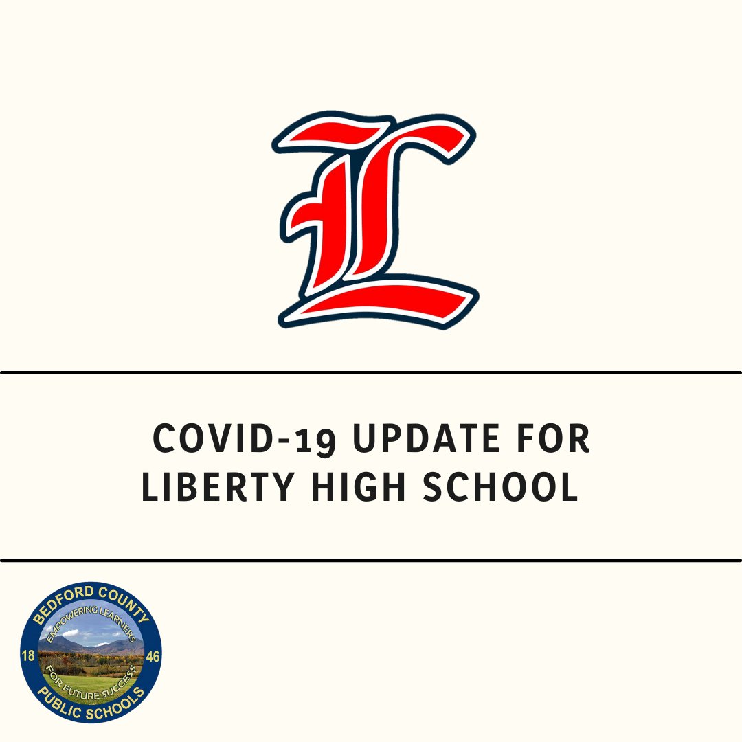 BCPS_Education's tweet photo. In consultation with the Virginia Department of Health, a decision has been made to close the Liberty High School (LHS) campus and implement virtual learning days for Thursday, December 9, 2021, and Friday, December 10, 2021...

For more details visit https://t.co/5quORtsB3F. https://t.co/iaL05L7BCw