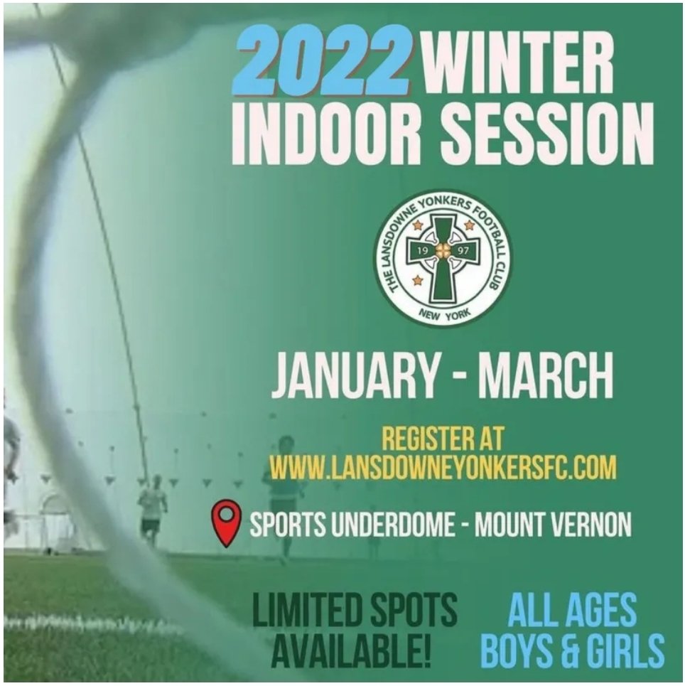 We are currently recruiting for our premier and elite teams that will play at the top level in NY Youth soccer,  any players interested please reach out to the club and register for our winter clinics,  2005-2014 age groups 

lansdowneyonkersfc.com
